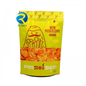 Testreszabott állvány tasak snackekhez