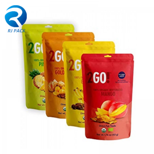 Egyéninyomtatás Laminált anyag állva a tasakok a gyümölcsök számára