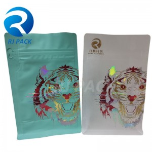 Zseb cipzár lapos alsó táskák UV -bélyegzéssel